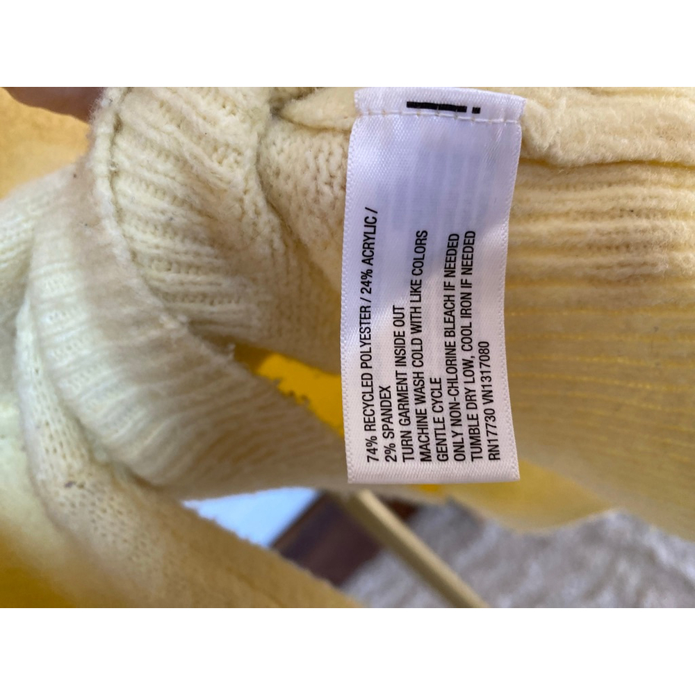 Universal Thread Cropped Knit Sweater Butter Yell… - image 5